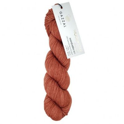 GAZZAL Wool Star (3831) 100% Тонкая шерсть мериноса супервош 100 г / 350 м