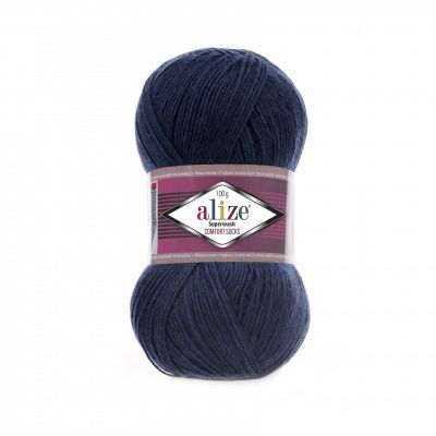 ALIZE SUPERWASH COMFORT SOCKS ( 58 ) 75% SW Шерсть 25% Полиамид 100 г/420 м